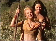 xena and gabrielle horsing around