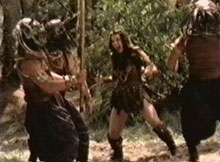 xena fighting with indrajit's henchdemons