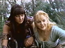 xena and gabrielle find the baby