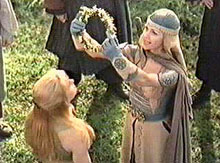 gabrielle and najira in weird ceremony