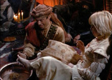 korah washes gabrielle's feet