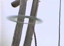 chakram cutting the hanging rope
