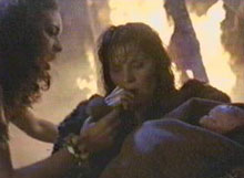 xena and satrina with baby