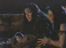 xena and satrina with baby