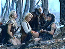 brunnhilde, xena, gabrielle, beowulf