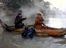 cannibals attacking canoe