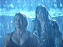 gabrielle and xena in the rain